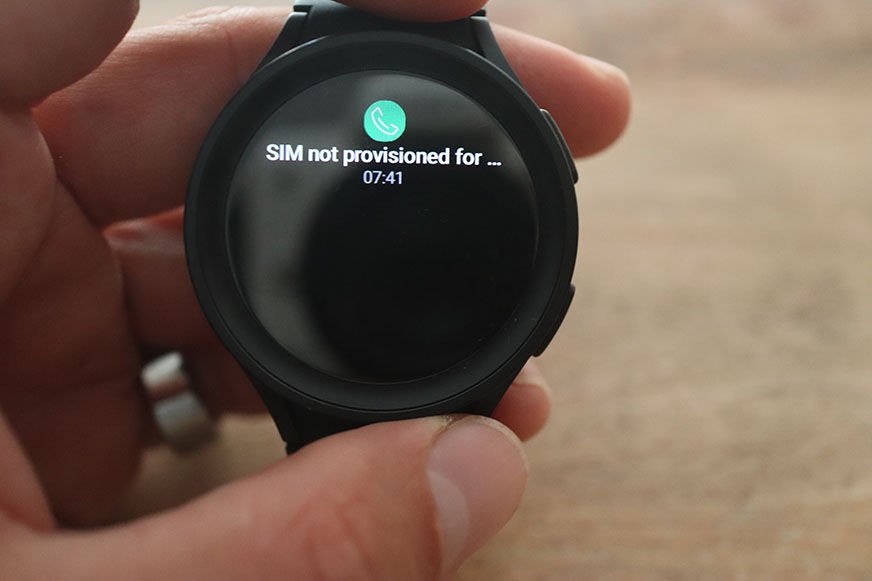 You can see the LTE function of the Samsung Galaxy Watch 5.